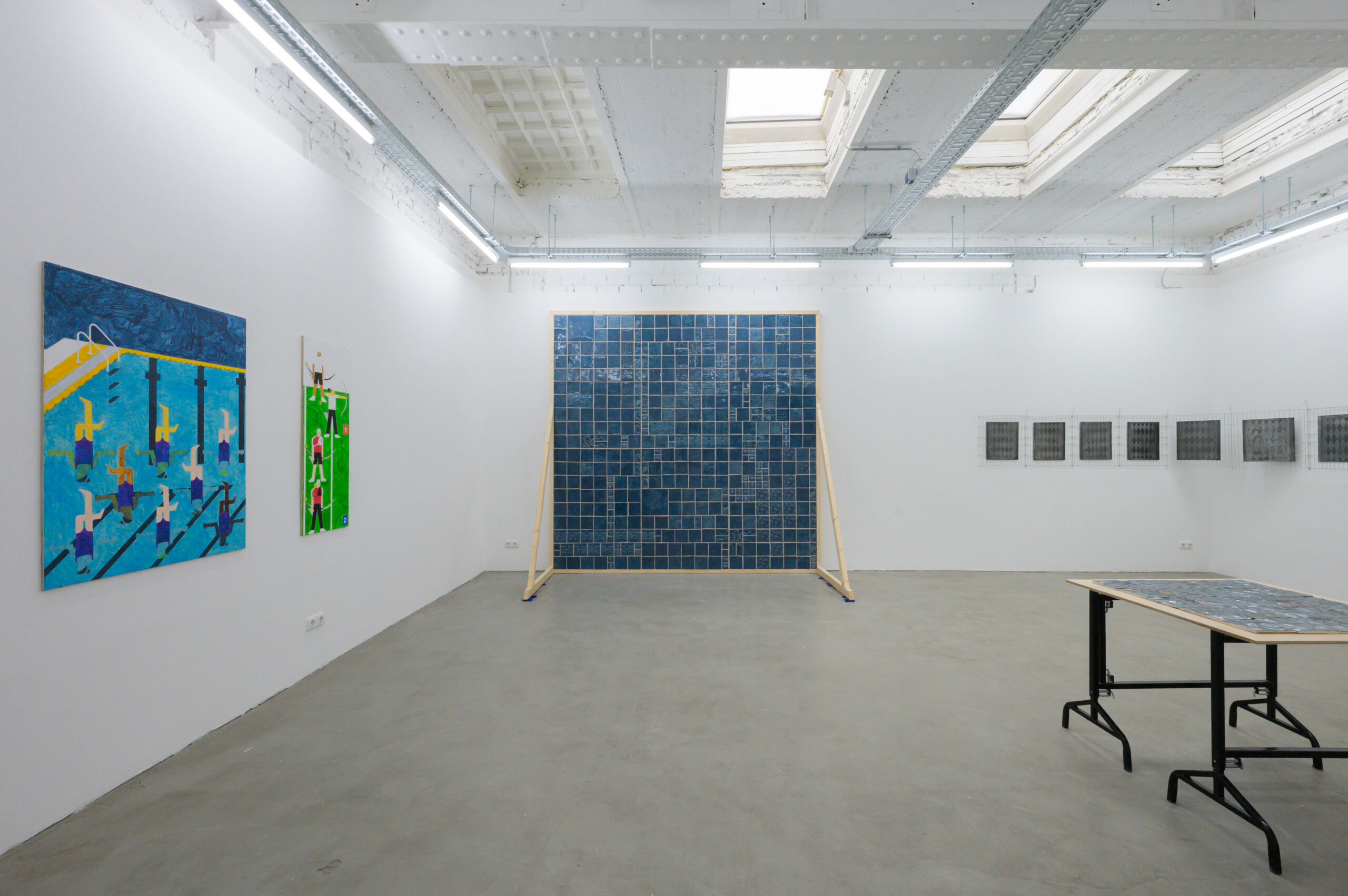 „Almost Finished“ Ausstellung von Aron Schmidtke und Jamin Pamin im Superraum Dortmund.